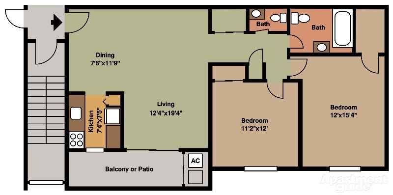 Floor Plans & Pricing | Canal House Apartments